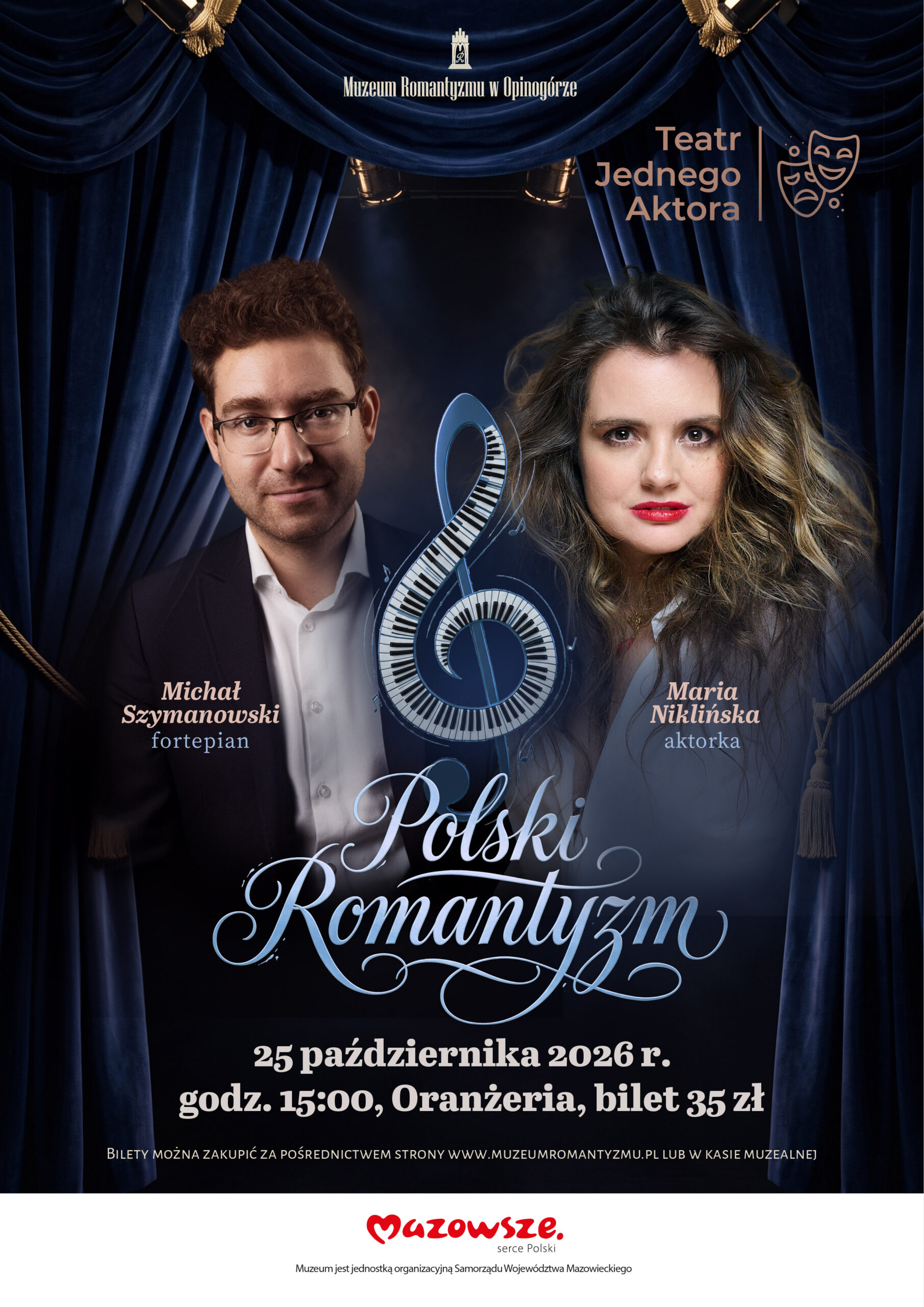 Plakat teaTRU JEDNEGO AKTORA