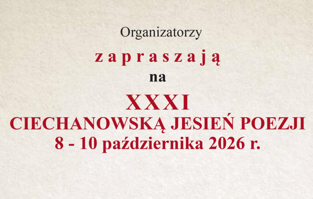 Mały plakat Jesień pozecji.