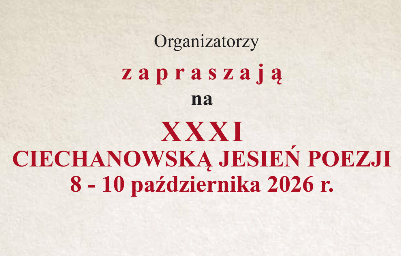 Mały plakat Jesień pozecji.